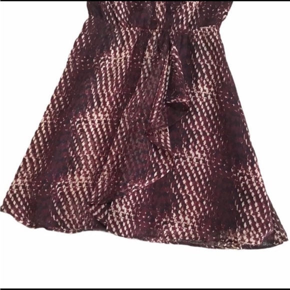 Converse burgundy print dress - Picture 3 of 8